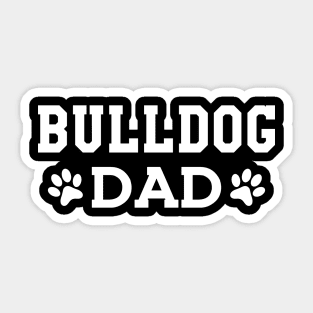 Bulldog Dad Sticker